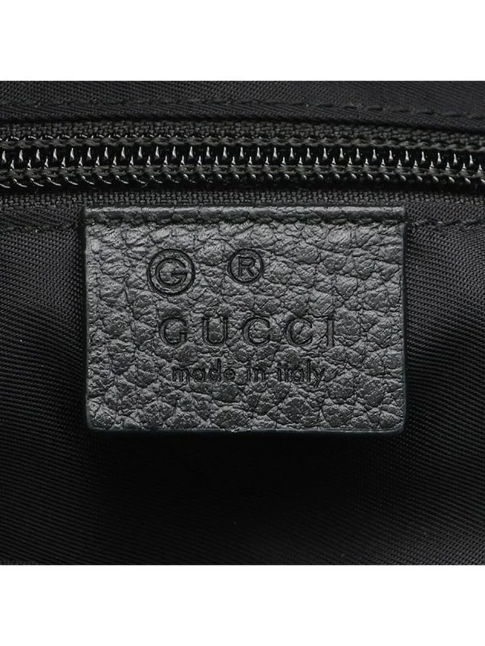 Gucci Backpack GG Nylon Guccissima Black Silver